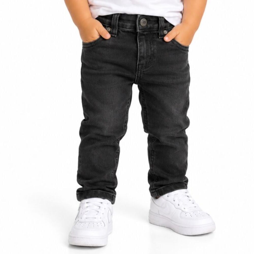 🔥 5 for $30 🔥 Crazy 8 Baby Boys Black Denim Jeans | Size 12–18M